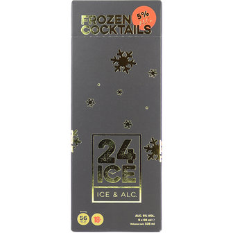 24ICE Frozen Cocktails Christmas Edition 5x65ml
