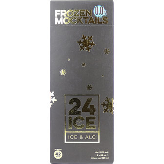 24ICE Frozen Mocktails Christmas Edition 5x65ml