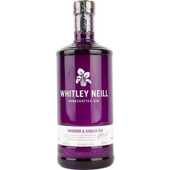 Whitley Neill Rhubarb &amp; Ginger Gin 70cl