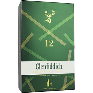 Glenfiddich 12 Years Giftpack met Glazen 70cl