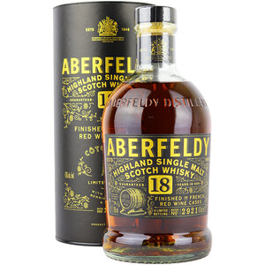 Aberfeldy 18 Years Finished in French Red Wine Casks 70cl